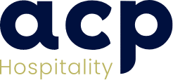 Identité graphique et logo de l'enseigne ACP Hospitality.